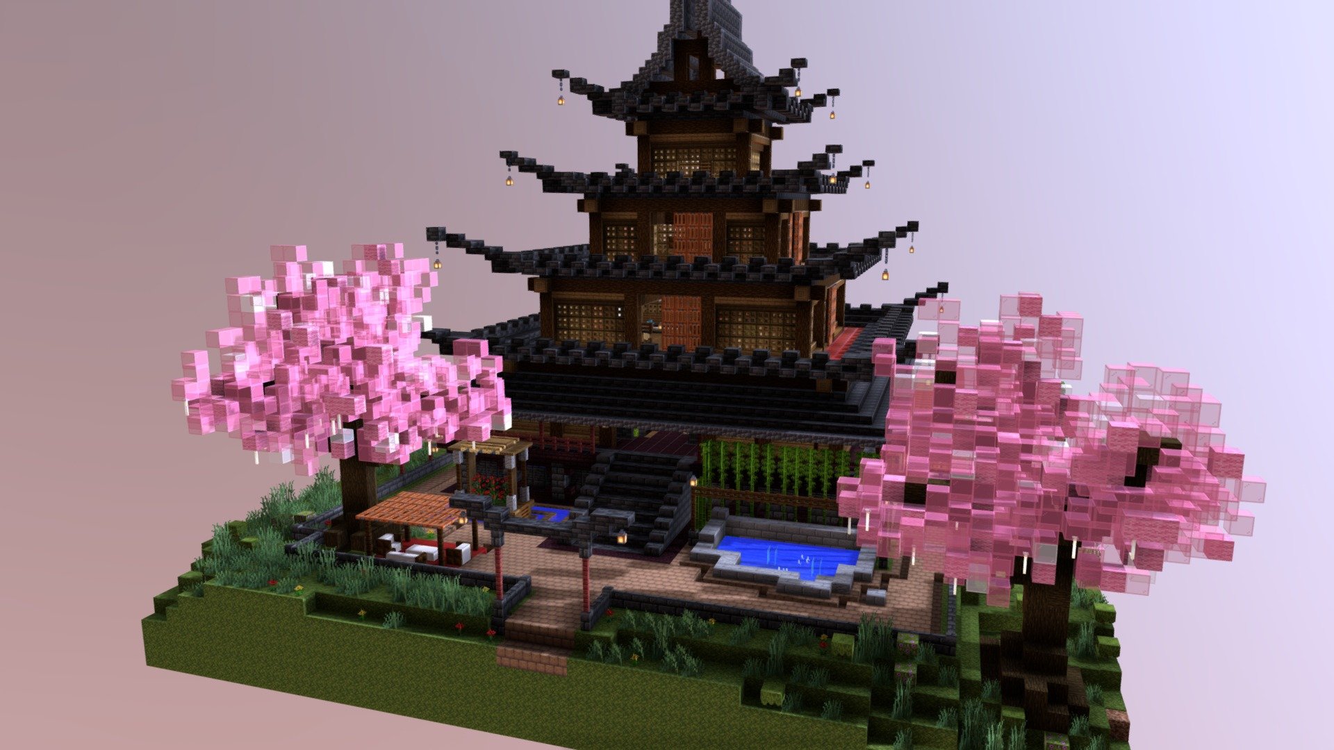 Templo japonés en Hikali Network
